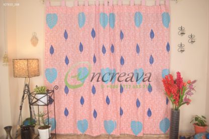 Baby pink Monester Curtain