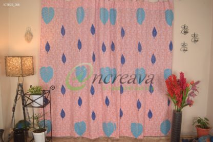 Baby pink Monester Curtain