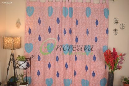 Baby pink Monester Curtain