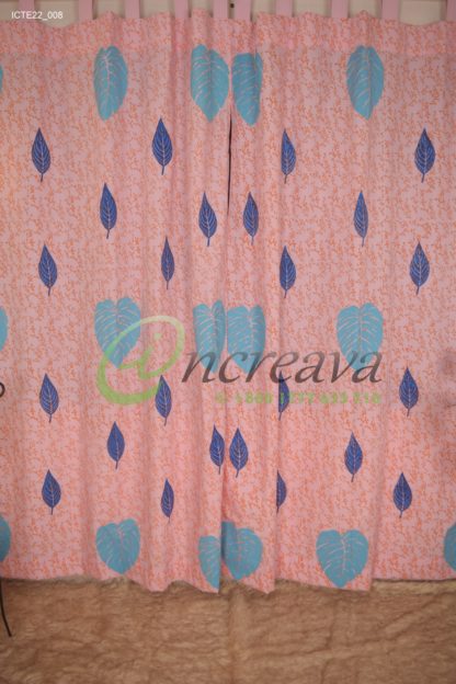 Baby pink Monester Curtain