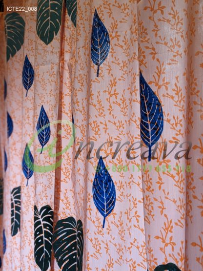 Baby pink Monester Curtain