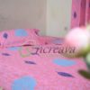 Baby pink Monester Bed cover