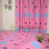 Baby pink Monester Bed cover