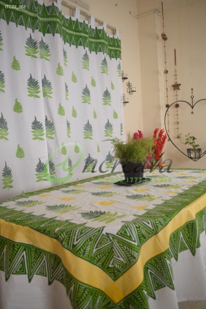 White Fern Table cover