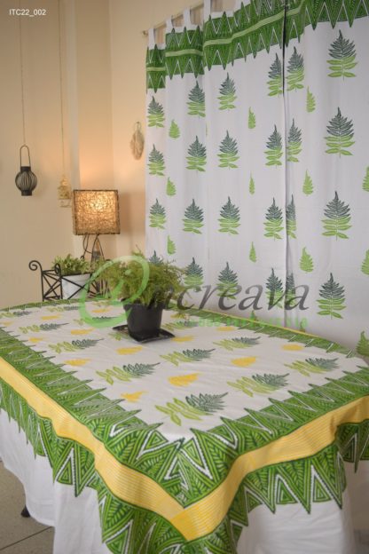 White Fern Table cover