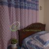 White Jamdni Blue Pink bed cover