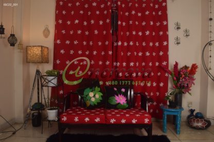 Red Shewly Sofa Cover