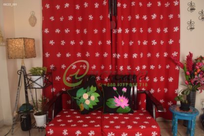Red Shewly Sofa Cover