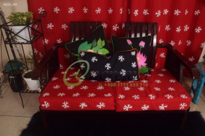 Red Shewly Sofa Cover