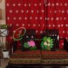 Meroon Black Sofa Cover