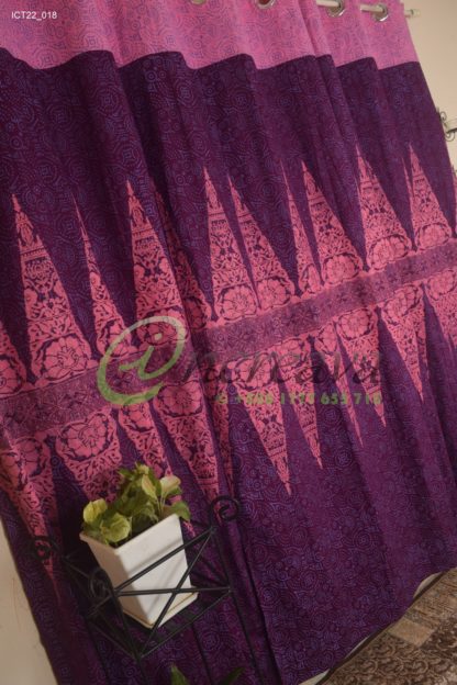 Purple Pink Curtain
