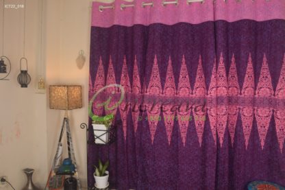 Purple Pink Curtain
