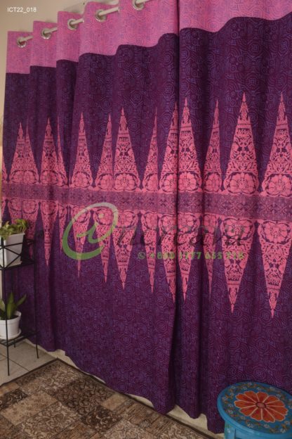 Purple Pink Curtain