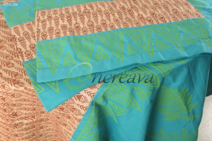 Teal Biscuit Table Cover