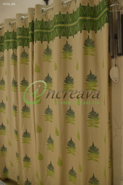 Biscuit Fern Curtain