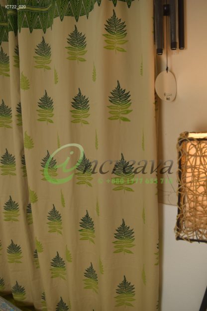 Biscuit Fern Curtain