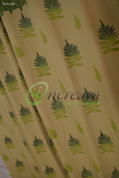 Biscuit Fern Curtain