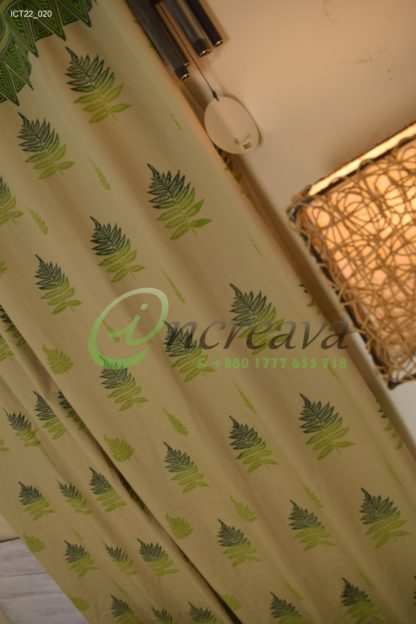 Biscuit Fern Curtain