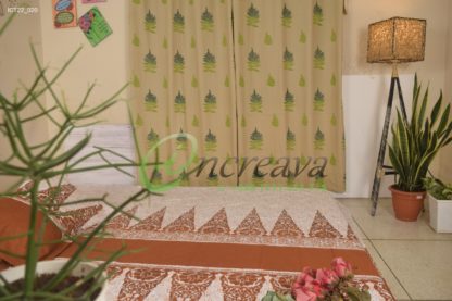 Biscuit Fern Curtain