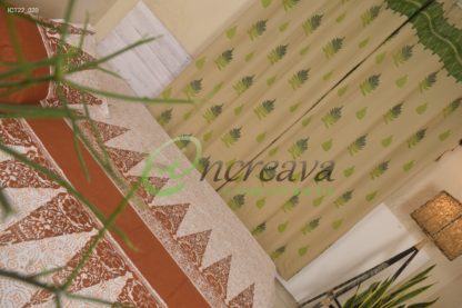 Biscuit Fern Curtain
