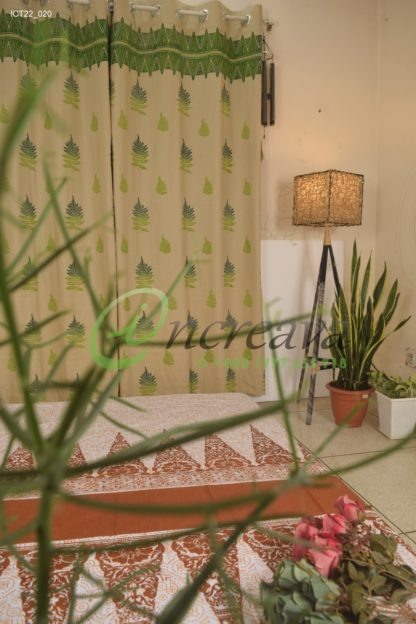 Biscuit Fern Curtain