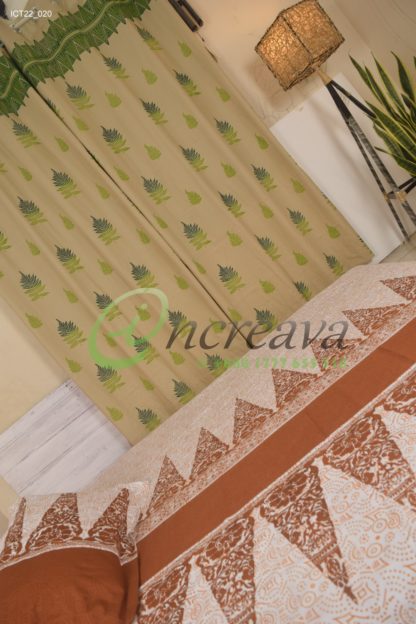 Biscuit Fern Curtain