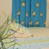 Biscuit Lemon Jamdani Motif Bed cover