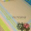 Biscuit Lemon Jamdani Motif Bed cover