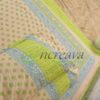 Biscuit Lemon Jamdani Motif Bed cover