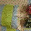 Biscuit Lemon Jamdani Motif Bed cover