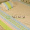 Biscuit Lemon Jamdani Motif Bed cover