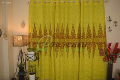 Yellow Coffee curtain