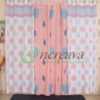 White Firoja pink curtain