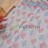 White Firoja pink curtain