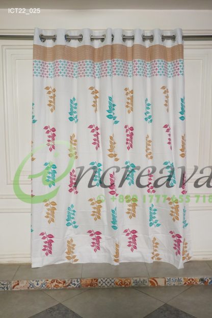 White Bagan Bilas Curtain