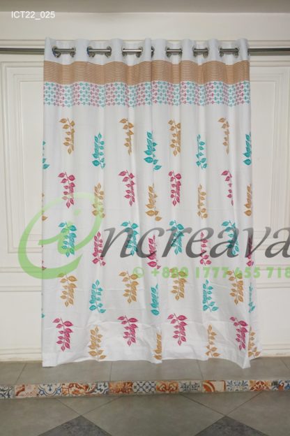 White Bagan Bilas Curtain