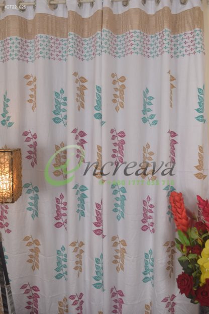 White Bagan Bilas Curtain