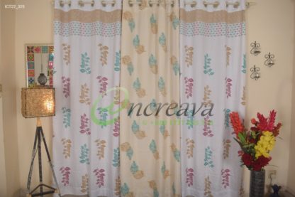 White Bagan Bilas Curtain
