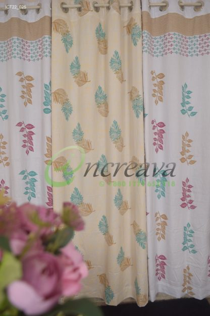 White Bagan Bilas Curtain