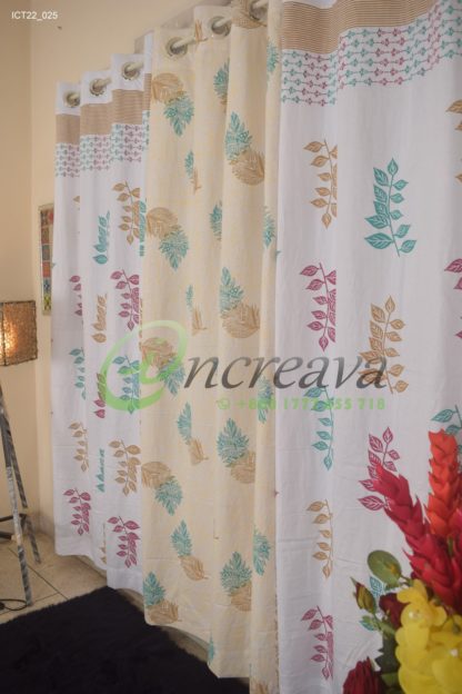 White Bagan Bilas Curtain