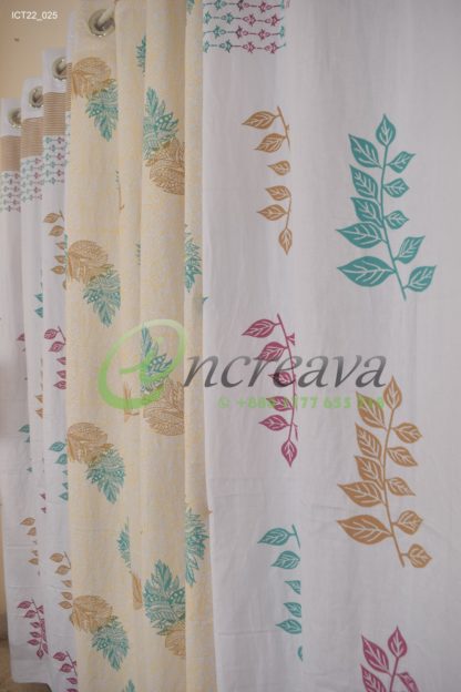 White Bagan Bilas Curtain
