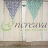 White Wooden Block Curtain