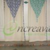 White Wooden Block Curtain