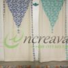 White Wooden Block Curtain