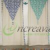 White Wooden Block Curtain