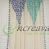 White Wooden Block Curtain