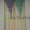 White Wooden Block Curtain