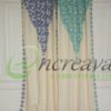 White Wooden Block Curtain