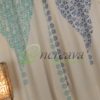 White Wooden Block Curtain