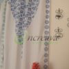 White Wooden Block Curtain